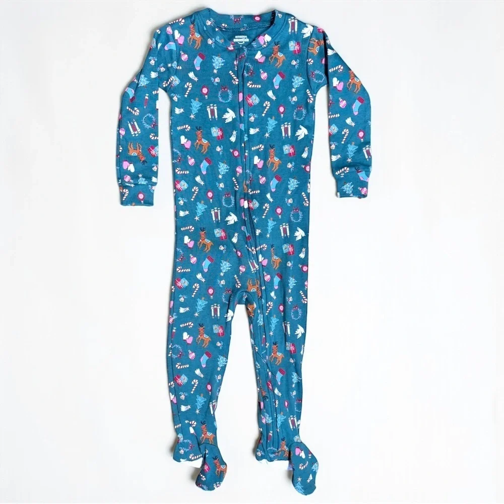 NWT Amazon Essentials x Sofia Grainge Baby Footed Sleepers 2 Pack 18M Cotton